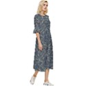 Nature Twigs Double Cuff Midi Dress View3