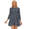 Nature Twigs Long Sleeve Babydoll Dress View1