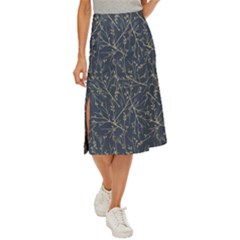 Nature Twigs Midi Panel Skirt by artworkshop