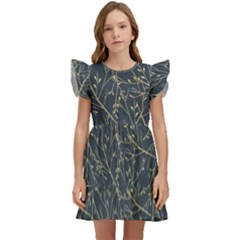 Nature Twigs Kids  Winged Sleeve Dress