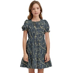 Nature Twigs Kids  Puff Sleeved Dress