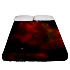 Space Science Fitted Sheet (king Size) by artworkshop