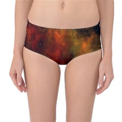 Space Science Mid-waist Bikini Bottoms by artworkshop