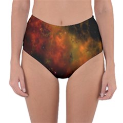 Space Science Reversible High-waist Bikini Bottoms by artworkshop