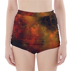 Space Science High-waisted Bikini Bottoms by artworkshop