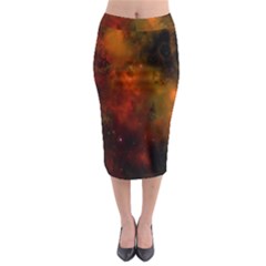 Space Science Midi Pencil Skirt by artworkshop