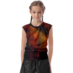 Space Science Kids  Raglan Cap Sleeve Tee