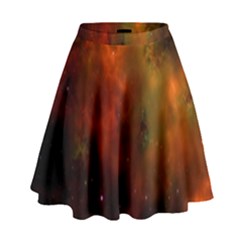 Space Science High Waist Skirt by artworkshop