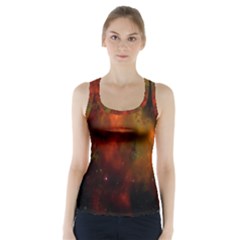 Space Science Racer Back Sports Top by artworkshop