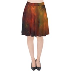 Space Science Velvet High Waist Skirt by artworkshop