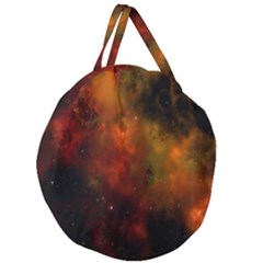 Space Science Giant Round Zipper Tote by artworkshop