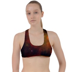 Space Science Criss Cross Racerback Sports Bra by artworkshop