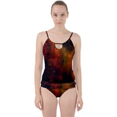 Space Science Cut Out Top Tankini Set by artworkshop