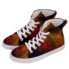 Space Science Women s Hi-top Skate Sneakers by artworkshop