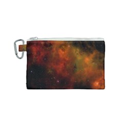 Space Science Canvas Cosmetic Bag (small) by artworkshop