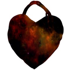 Space Science Giant Heart Shaped Tote by artworkshop