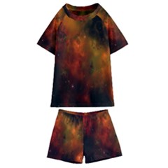 Space Science Kids  Swim Tee And Shorts Set by artworkshop