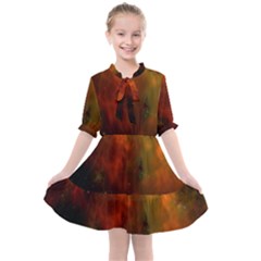 Space Science Kids  All Frills Chiffon Dress by artworkshop