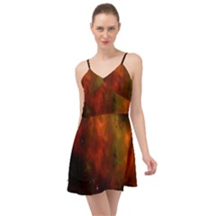 Space Science Summer Time Chiffon Dress by artworkshop