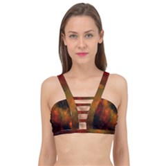 Space Science Cage Up Bikini Top by artworkshop