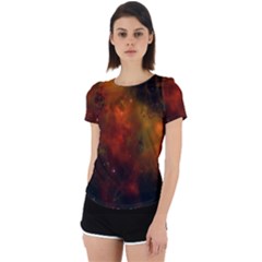 Space Science Back Cut Out Sport Tee by artworkshop