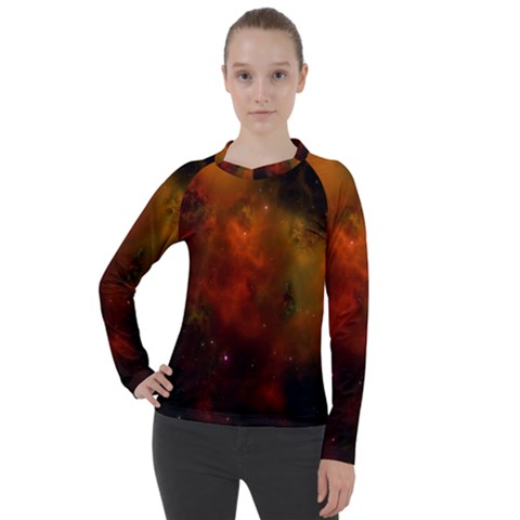 Space Science Women s Pique Long Sleeve Tee by artworkshop