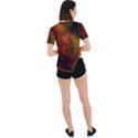 Space Science Asymmetrical Short Sleeve Sports Tee View4