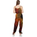 Space Science Sleeveless Tie Ankle Chiffon Jumpsuit View2