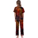 Space Science Kids  Satin Short Sleeve Pajamas Set View2