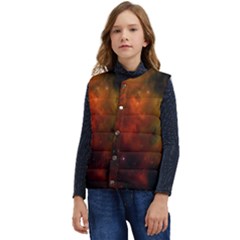 Space Science Kid s Short Button Up Puffer Vest	