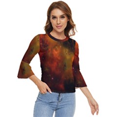 Space Science Bell Sleeve Top