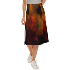 Space Science Midi Panel Skirt by artworkshop