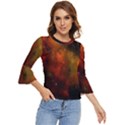 Space Science Bell Sleeve Top View1