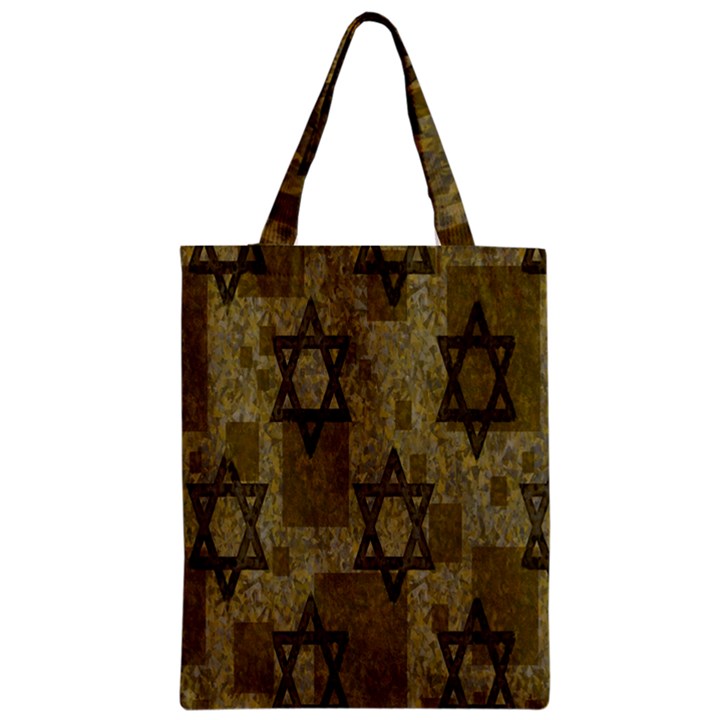 Star-of-david-002 Zipper Classic Tote Bag