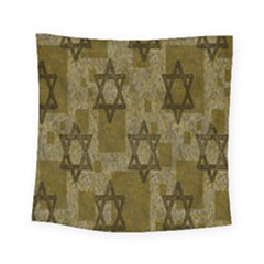 Star-of-david-002 Square Tapestry (small)