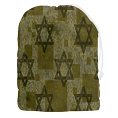 Star-of-david-002 Drawstring Pouch (3xl) by nate14shop