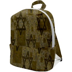 Star-of-david-002 Zip Up Backpack by nate14shop