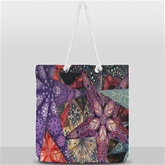 Stars-001 Full Print Rope Handle Tote (large) by nate14shop