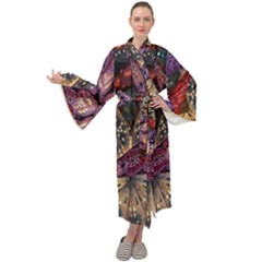 Stars-001 Maxi Velour Kimono by nate14shop