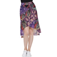 Stars-001 Frill Hi Low Chiffon Skirt by nate14shop