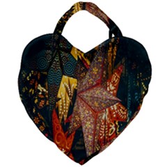 Stars-002 Giant Heart Shaped Tote