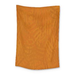 Orange Small Tapestry by nate14shop