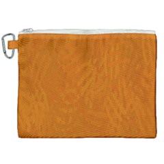 Orange Canvas Cosmetic Bag (xxl)