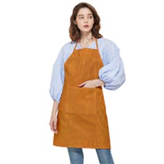 Orange Pocket Apron by nate14shop