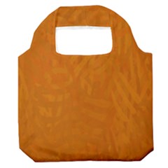 Orange Premium Foldable Grocery Recycle Bag