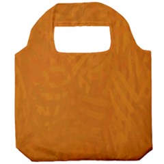 Orange Foldable Grocery Recycle Bag