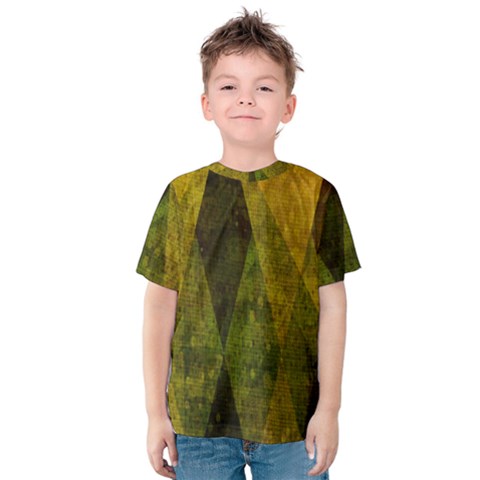 Rhomboid 001 Kids  Cotton Tee by nate14shop