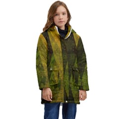 Rhomboid 001 Kid s Hooded Longline Puffer Jacket