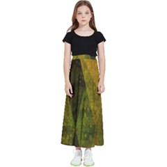 Rhomboid 001 Kids  Flared Maxi Skirt by nate14shop