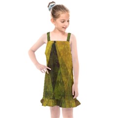 Rhomboid 001 Kids  Overall Dress